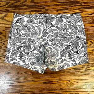 Old Navy pixie shorts - size 8 - floral stripes